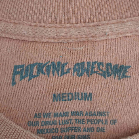 ファッキンオーサム FUCKING AWESOME コットン プリント クルーネックTシャツ メンズ JPN:M